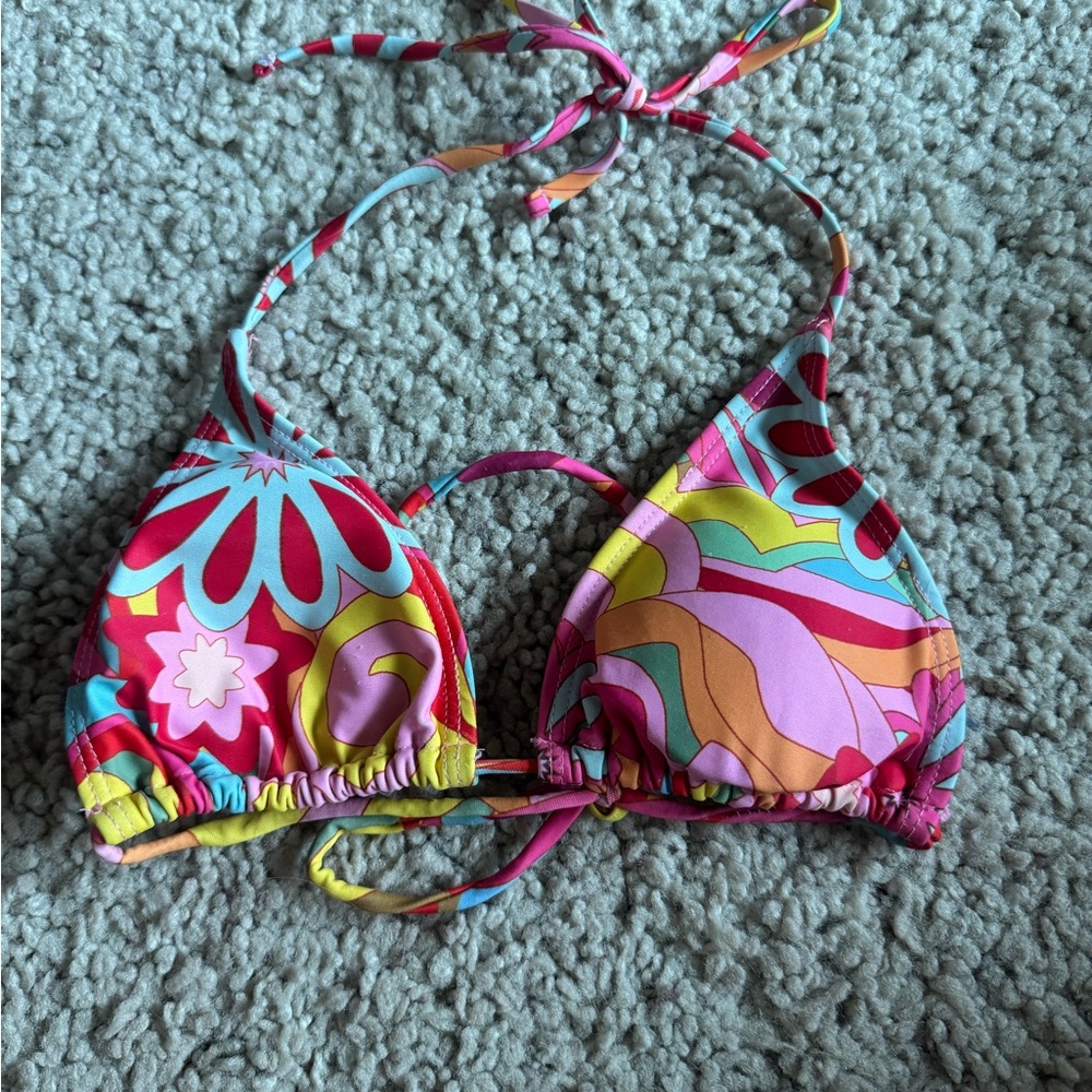 SHEIN Pink Bikini Top
